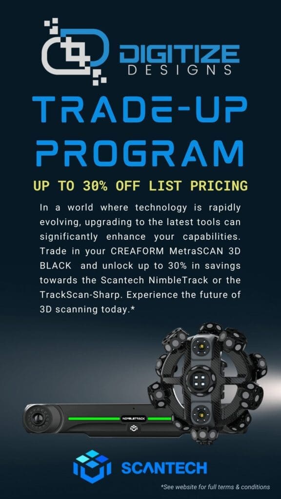 Digitize Designs Scantech NimbleTrack Trade Up Program