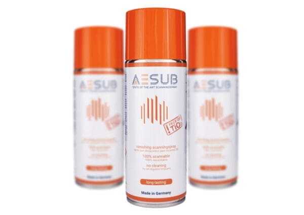 AESUB Orange Vanishing 3D Scanning Spray - Image 2