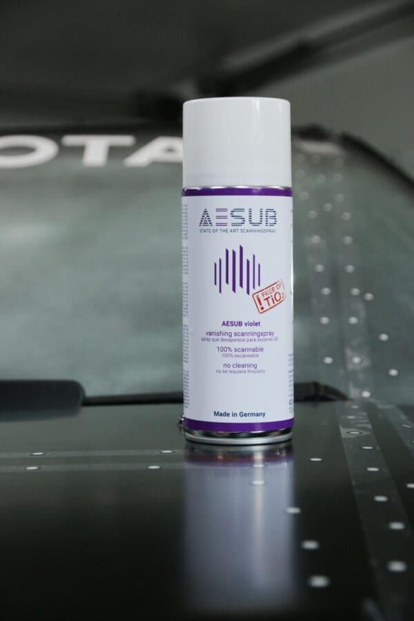 AESUB Violet Vanishing 3D Scanning Spray - Image 4